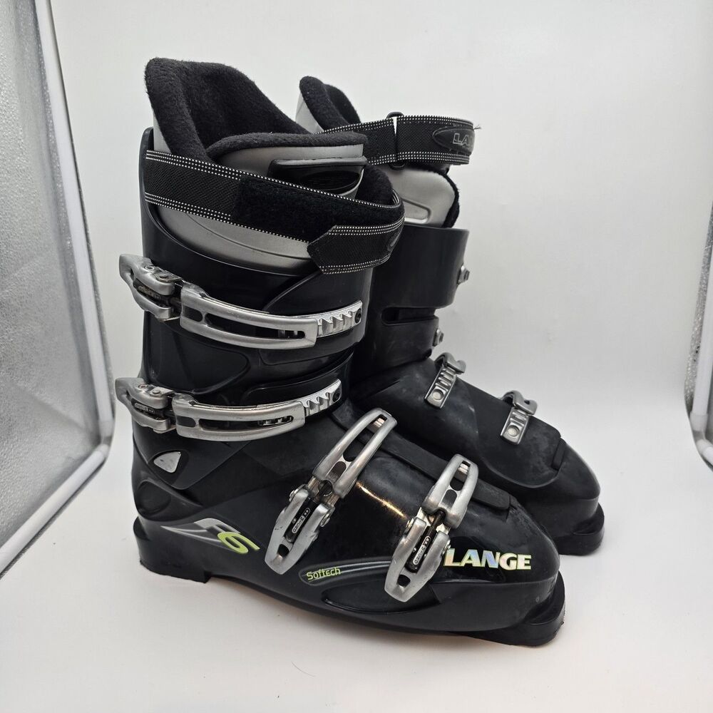 Lange F6 28.5 Softech Men's Black Ski Boots